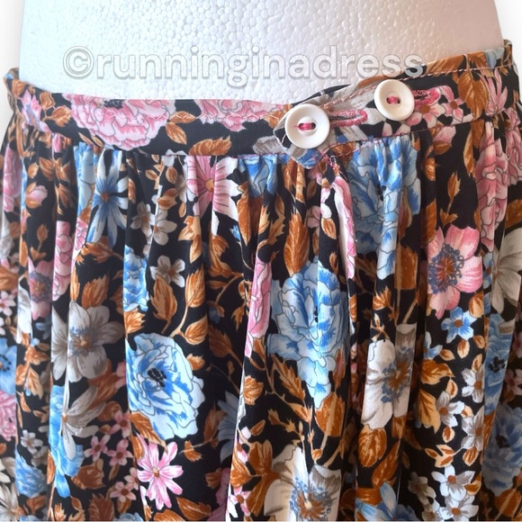 Vintage Handmade Floral Maxi Skirt - Picture 4 of 9